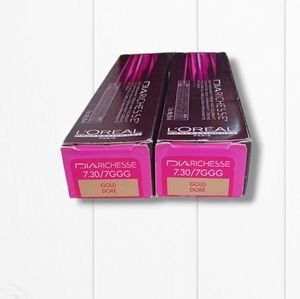 L'Oreal Professionnel DIARichesse 2 Tubes Ammonia-Free 7.30/7GGG Gold